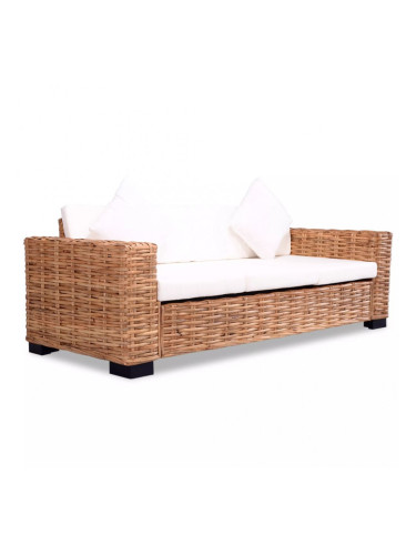 Sonata 3-местен диван, естествен ратан