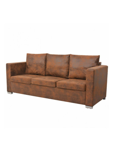 Sonata Триместен диван, 191x73x82 см, изкуствен велур