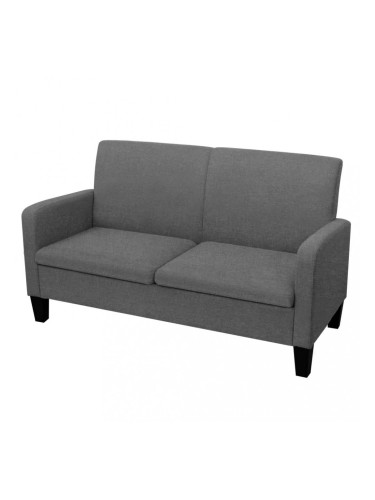 Sonata Двуместен диван, 135х65х76 см, тъмносив