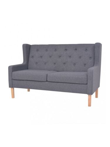 Sonata 2-местен диван от плат, сив