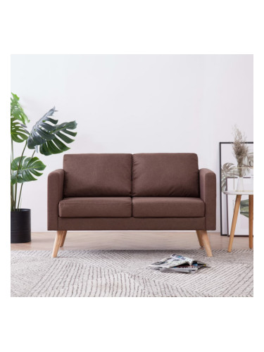 Sonata 2-местен диван, текстил, кафяв