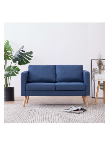 Sonata 2-местен диван, текстил, син