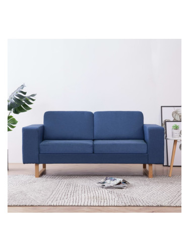 Sonata 2-местен диван, текстил, син