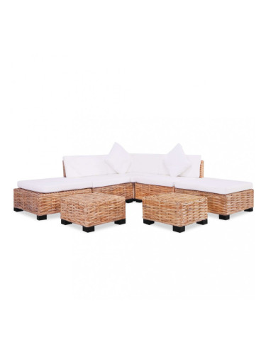 Sonata Комплект мека мебел, 18 части, естествен ратан