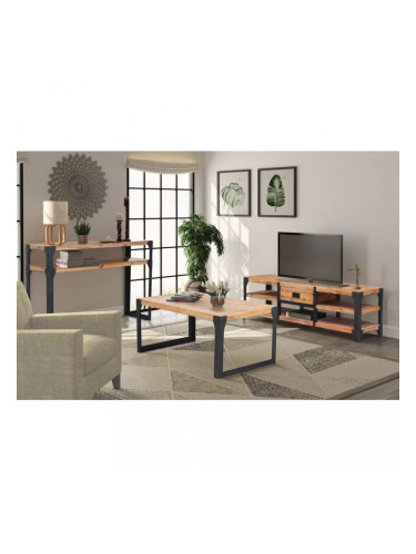 Sonata Комплект 3 бр мебели за дневна, акациев масив