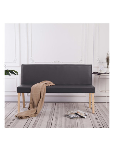 Sonata Пейка, 139,5 см, сива, изкуствена кожа