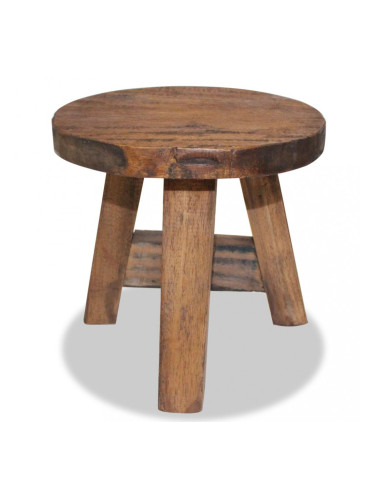 Sonata Табуретка, регенерирано дърво масив, 20x20x23 см