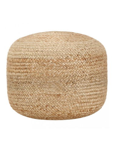 Sonata Ръчно изработен пуф, 45x30 см, юта