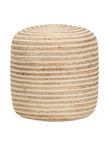 Sonata Ръчно изработен пуф, 40x45 см, юта