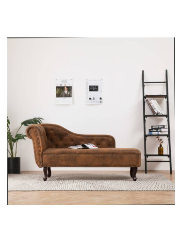 Sonata Кушетка, кафява, изкуствен велур
