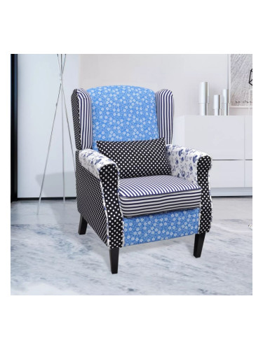 Sonata Фотьойл с пачуърк дизайн, текстил