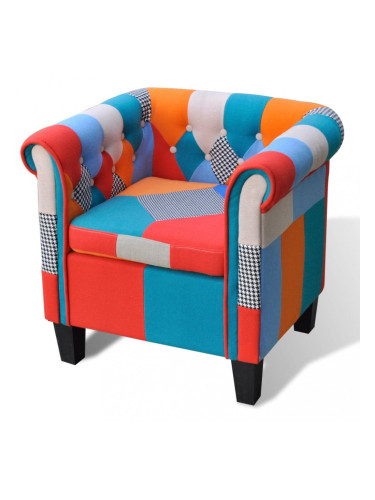 Sonata Фотьойл с пачуърк дизайн, текстил