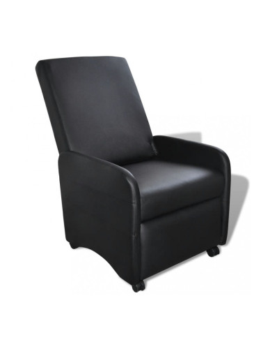 Sonata Реклайнер, изкуствена кожа, черен