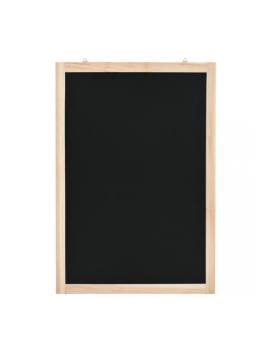 Sonata Черна дъска за стена, кедрово дърво, 40x60 см