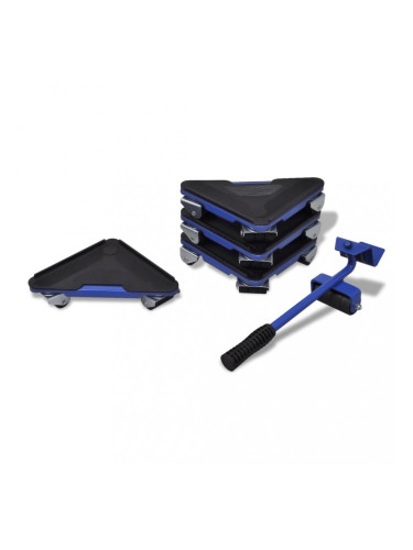 Комплект за транспортиране на мебели – повдигащ лост и ъгли на колелца