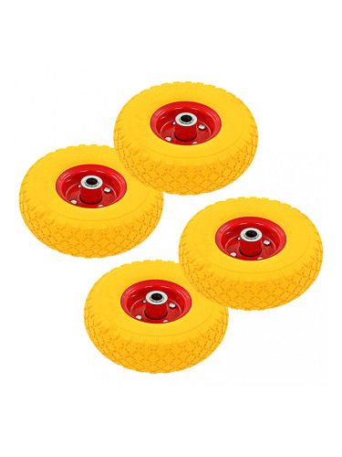 Sonata Колела за транспортна количка 4 бр каучук 3,00-4 (260x85)