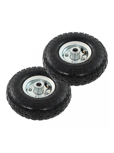 Sonata Колела за транспортна количка 2 бр каучук 4,10/3,50-4 (260x83)
