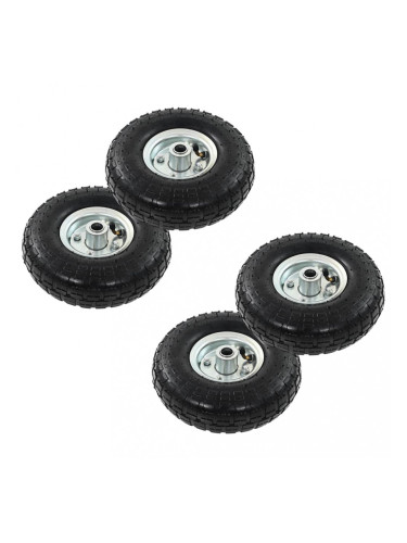 Sonata Колела за транспортна количка 4 бр каучук 4,10/3,50-4 (260x83)
