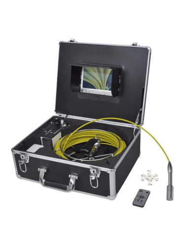 Камера за инспектиране на тръби 30 м и контр. кутия за видео запис