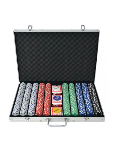 Sonata Покер комплект с 1000 чипа, алуминий