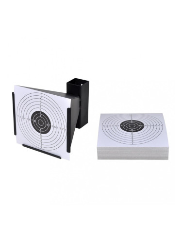 Фуниен държач за мишени + 100 хартиени мишени