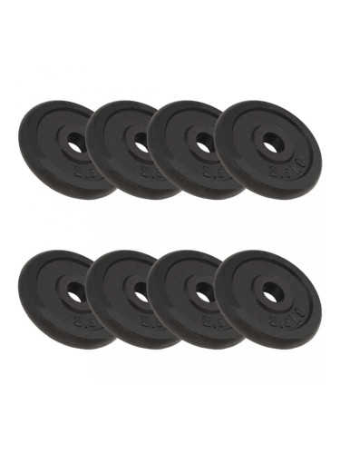 Sonata Дискове за тежести, 8 бр, 20 кг, чугун