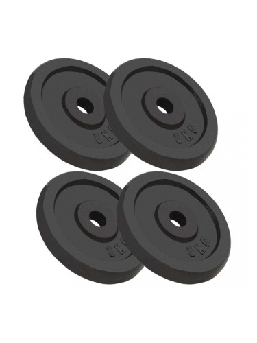 Sonata Дискове за тежести, 4 бр, 20 кг, чугун