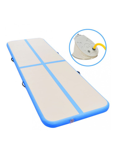 Sonata Надуваем дюшек за гимнастика с помпа, 600x100x10 см, PVC, син