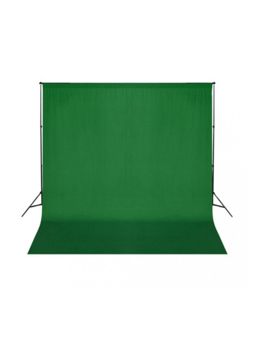 Sonata Фотографски фон, памук, зелен, 300х300 см, Chroma Key