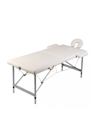 Кушетка за масаж, 2 зони, алуминиева основа