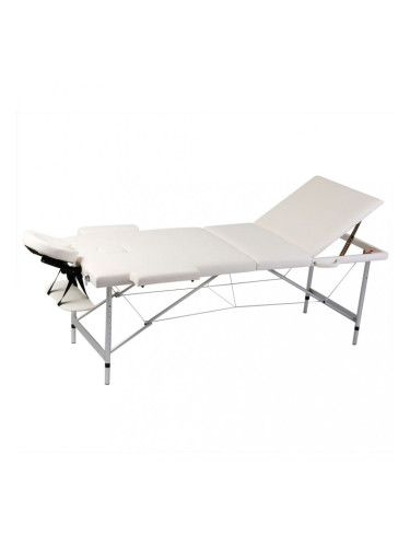 Алуминиева масажна кушетка с 3 зони, алуминиева рамка