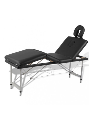 Алуминиева масажна кушетка с 4 зони