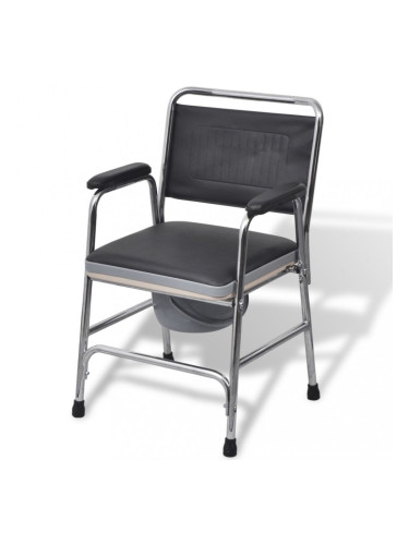 Sonata черен метален стол подлога