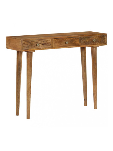 Sonata Конзолна маса, мангово дърво масив, 102x30x79 cм