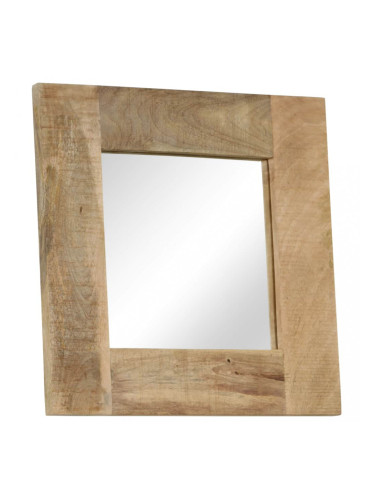 Sonata Огледало, мангово дърво масив, 50x50 см