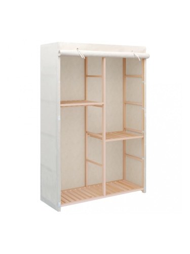 Sonata Гардероб за дрехи с три рафта, 110x40x170 см