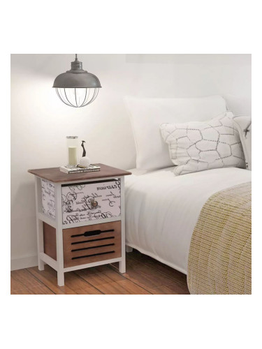 Sonata Нощни шкафчета, 2 бр, дърво