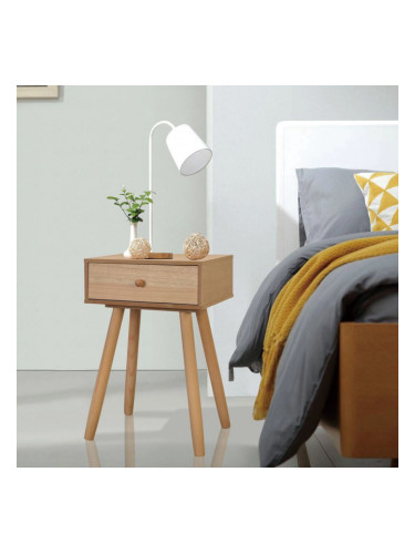 Sonata Нощни масички, 2 бр, иглолистен масив, 40x30x61 см, кафяви