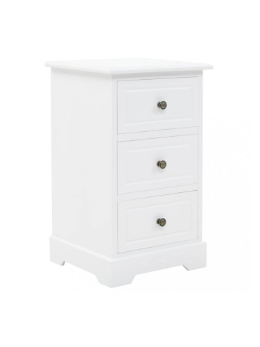 Sonata Нощно шкафче, МДФ и борова дървесина, 35x32x59 см