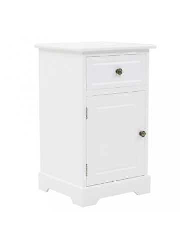 Sonata Нощно шкафче, МДФ и борова дървесина, 35x32x59 см