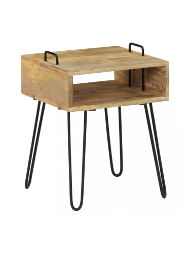 Sonata Нощно шкафче, мангово дърво масив, 40x34x47 см