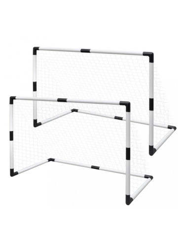 Мини футболни врати за деца 91,5 х 48 х 61 см, 2 броя