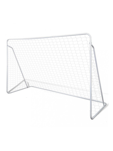 Футболна врата стоманена 240 х 90 х 150 см