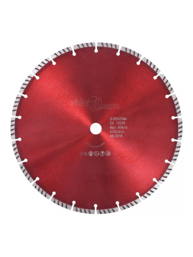 Sonata Диамантен режещ диск, турбо, стомана, 300 мм