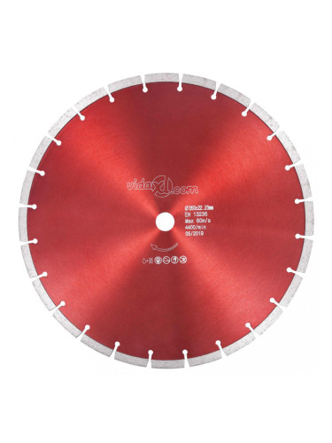 Sonata Диамантен режещ диск, стомана, 350 мм