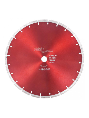 Sonata Диамантен режещ диск, стомана, 350 мм