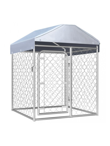 Sonata Външна клетка за кучета с покрив, 100x100x125 см