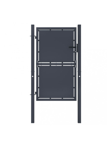 Sonata Градинска порта, стомана, 100x150 см, антрацит