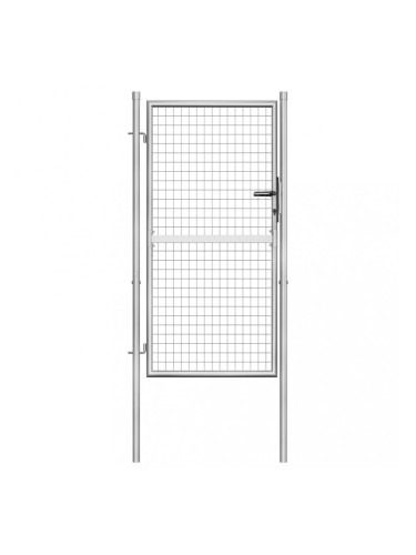 Sonata Градинска врата, поцинкована стомана, 105x200 см, сребриста