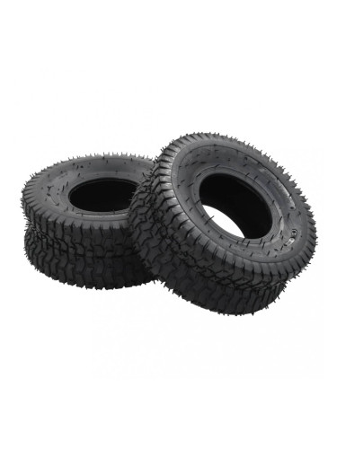 Sonata Външни и вътрешни гуми за количка, 4 бр, 15x6,00-6 4PR, каучук